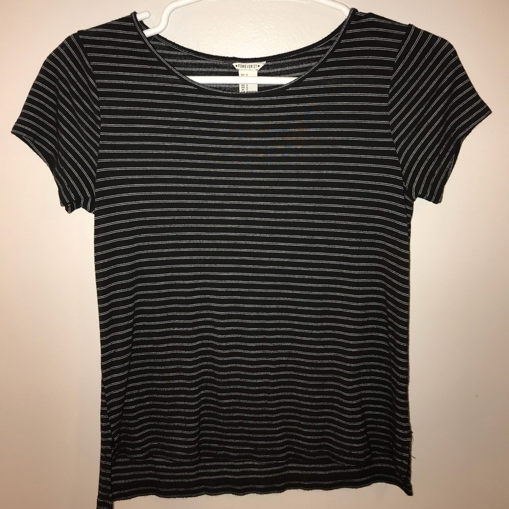 Striped Crop Shirt